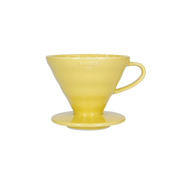 Hario V60-02 Ceramic Coffee Dripper Yellow