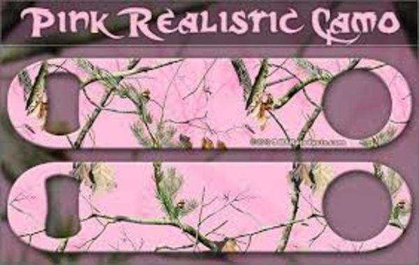Flair nyitó Realistic Camo Pink