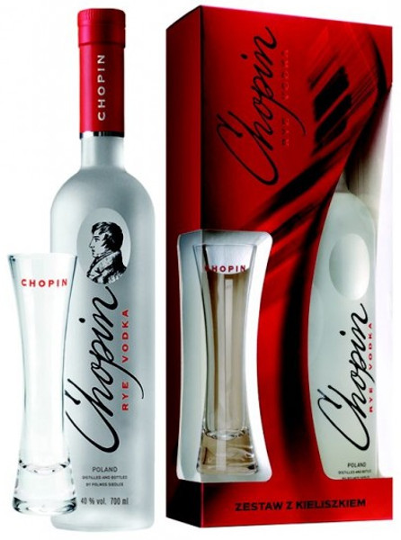 Chopin Rye Vodka 0,7L 40% pdd.+ pohár