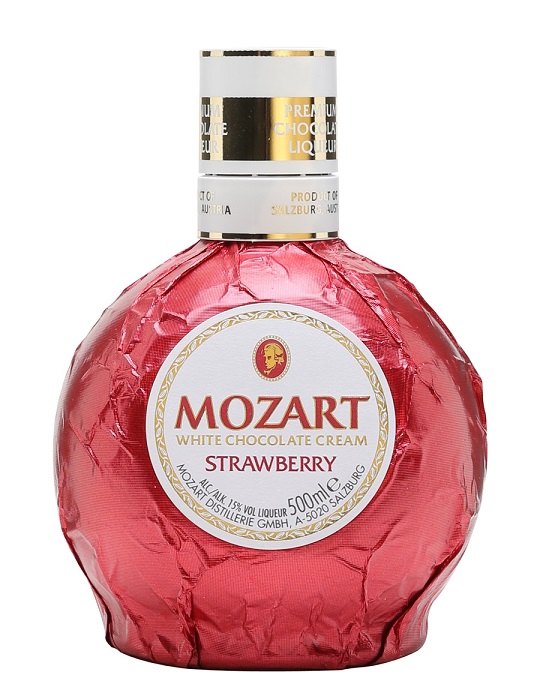 Mozart Strawberry Cream liqueur -pink- 15% 0,5