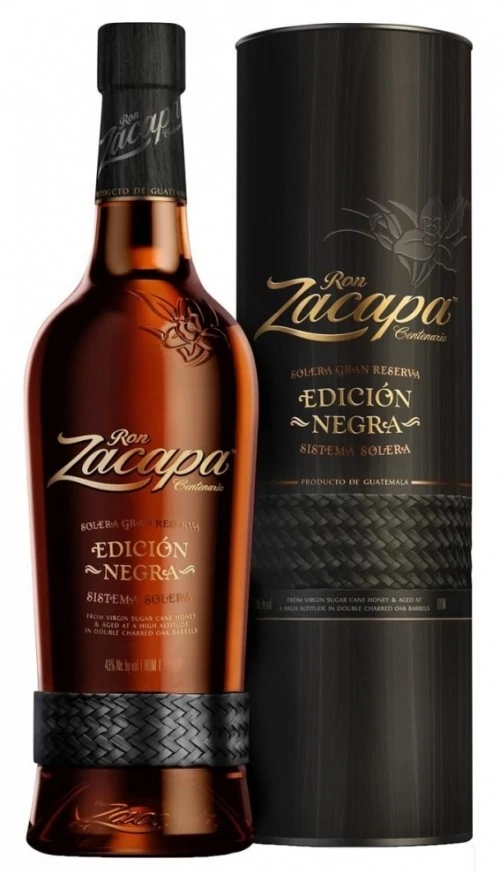 Ron Zacapa Edicion Negra Solera Gran Reserva Rum 43% 0,7L dd.