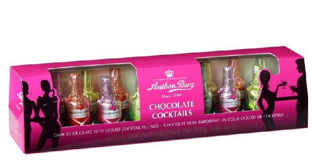 Csokoládé koktéllal 16db/doboz Anthon Berg 250 gr