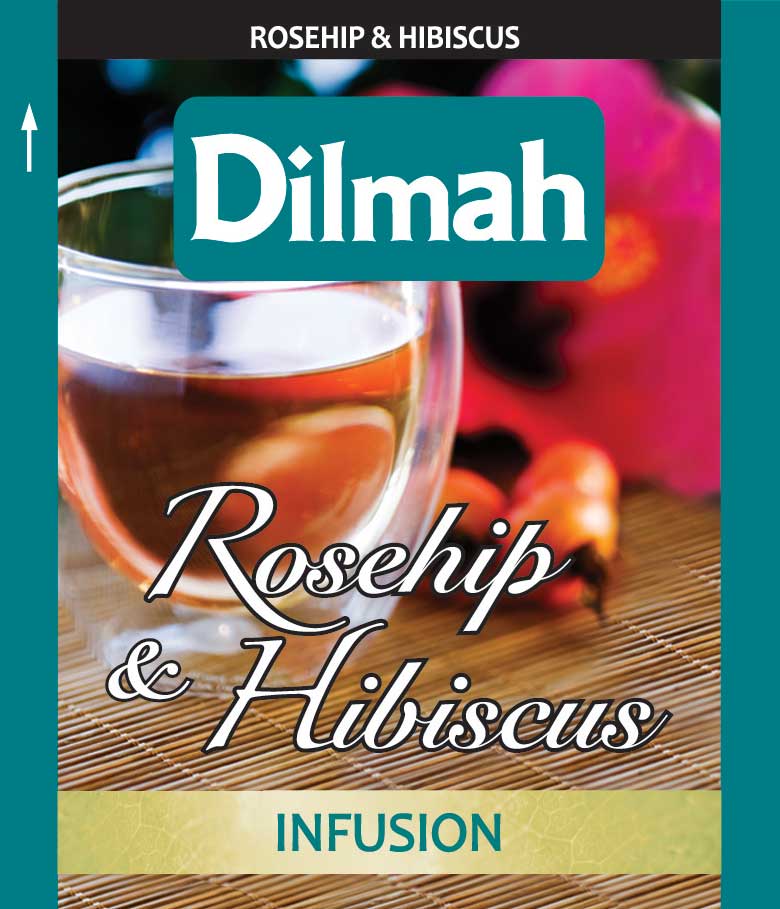 Dilmah Rosehip &Hibiscus csipkebogyó és hibiszkusz herbatea 25db/cs