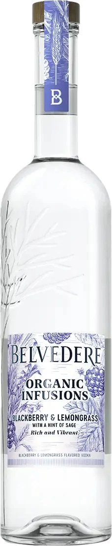 Belvedere Organic Infusions Blackberry & Lemongrass Vodka 0,7L 40%