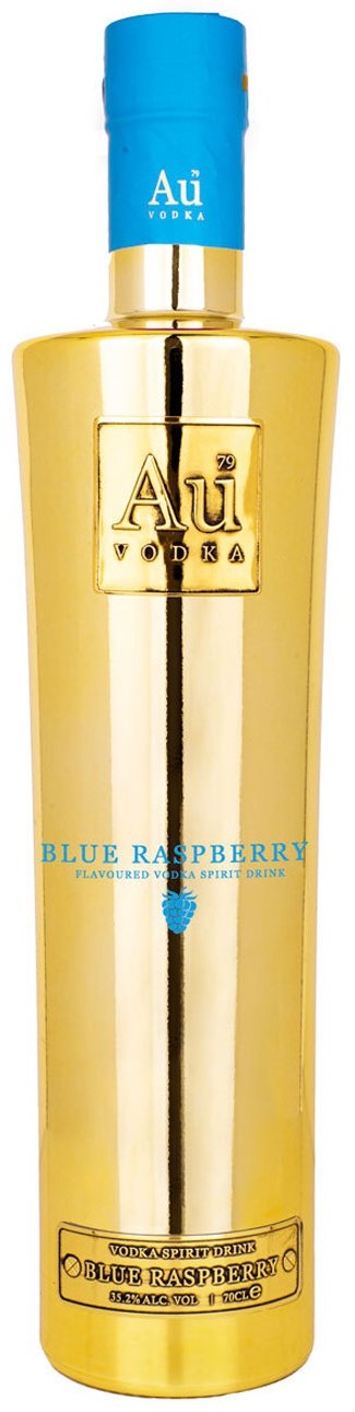 Au Premium Blue Raspberry Vodka - 0,7L (35,2%)