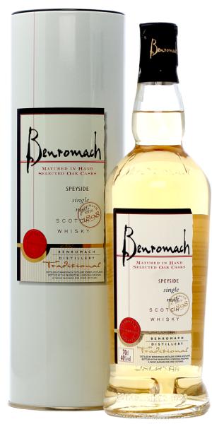 Benromach Traditional whisky 0,7L 40% fém dd.