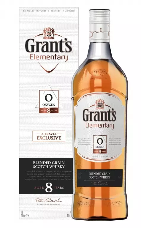 Grant's Elementary 8 years whisky 1L 40% pdd.