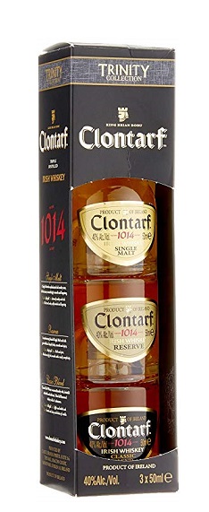 Clontarf Irish Trinity mini pack whiskeycsomag dd. 3x0,05L 40%