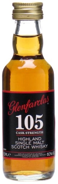Glenfarclas 105 Cask whisky mini 0,05L 60%