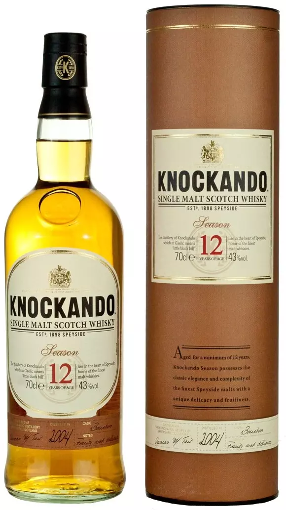 Knockando 12 years whisky dd. 0,7L 43%