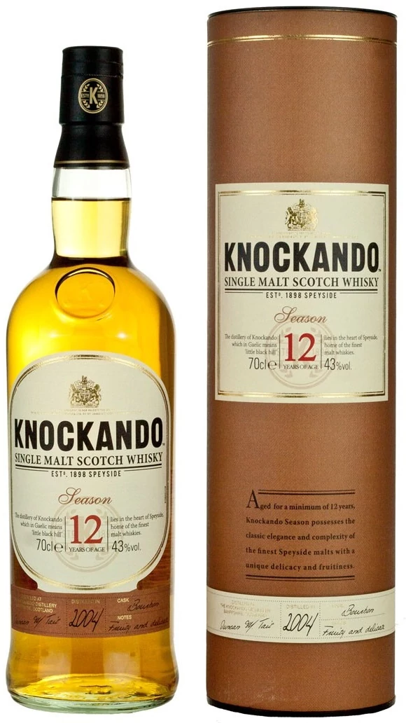 Knockando 12 years whisky dd. 0,7L 43%