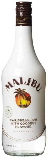 Malibu kókuszos ízesítésű rum 1L 21%