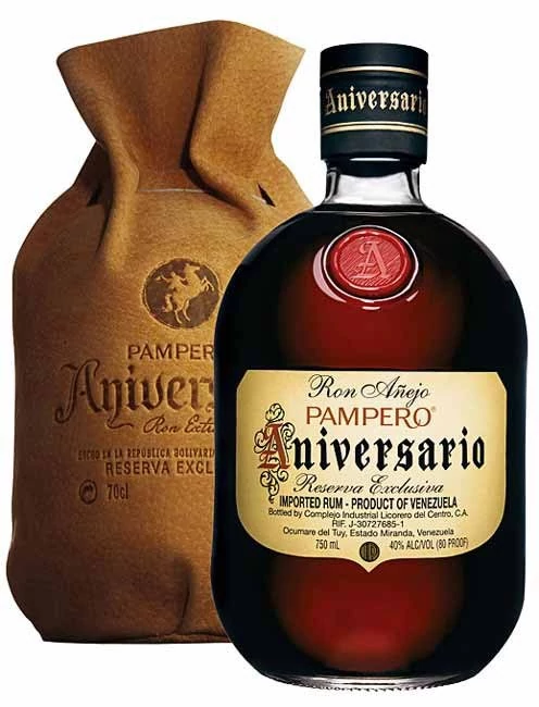 Pampero rum Aniversario rum bőr tasakban 0,7L 40%