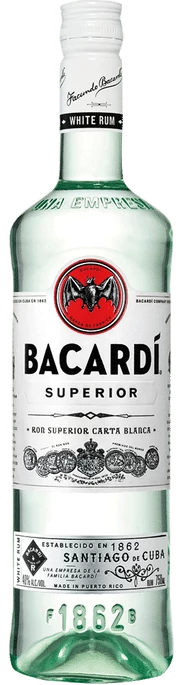 Bacardi Carta Blanca Rum 0,7L 37,5%