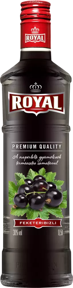 Royal Vodka fekete ribizli 0,5 L 37,5%