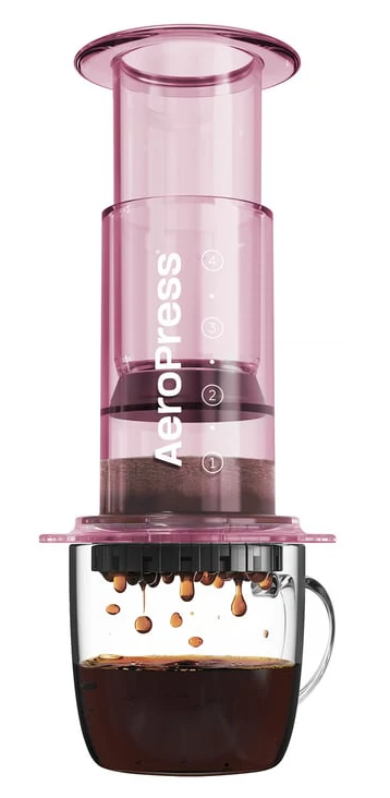 AeroPress - Clear Pink kávékészítő