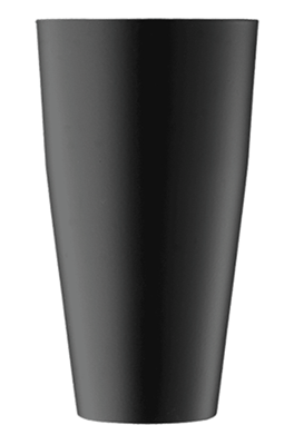 Erős kivitelű prémium boston shaker matt fekete