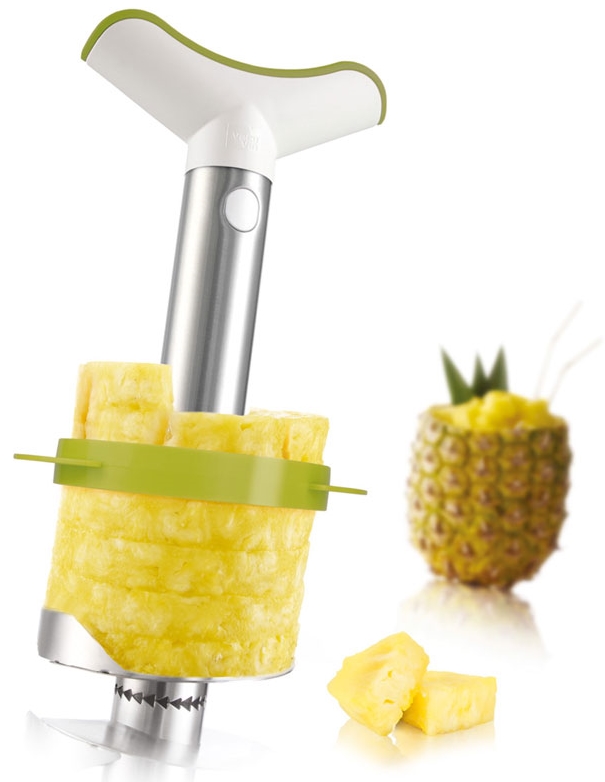 Vacu Vin ananász szeletelő és cikkvágó inox