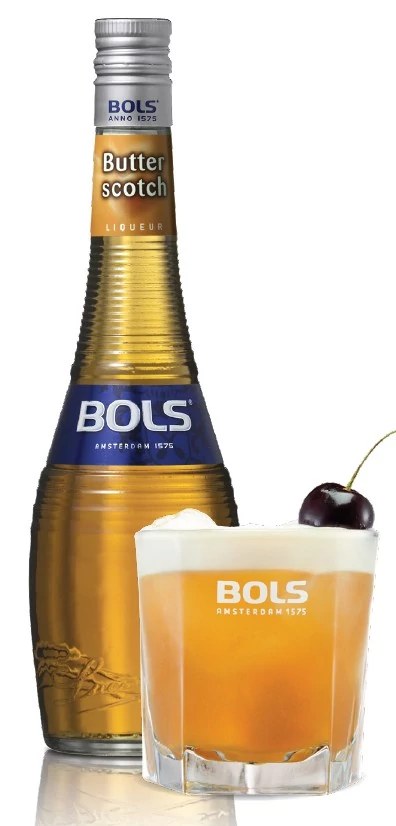 Bols Butterscotch likőr 0,7L + 2 ajándék pohár
