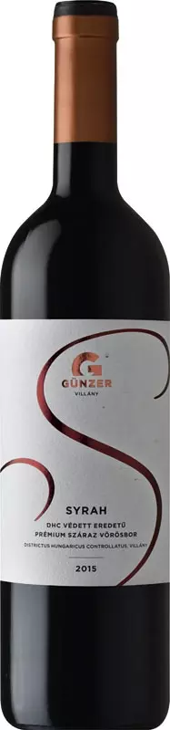 Günzer Tamás Villányi Syrah vörösbor  2022 0,75 L