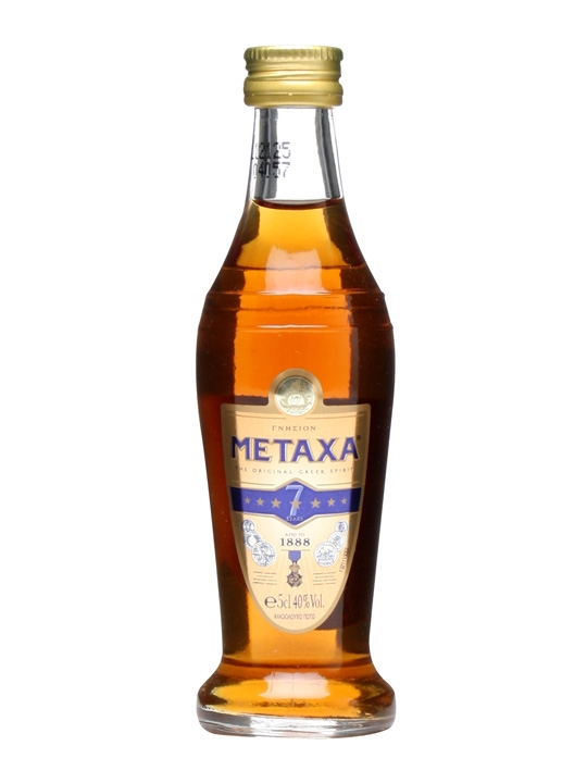 Metaxa 7* Brandy mini 0,05L 40%