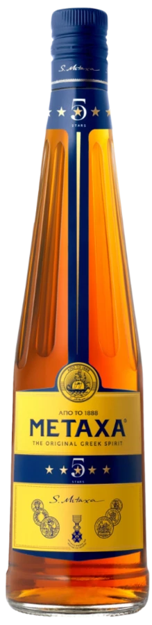 Metaxa 5* Brandy 0,7L 38%