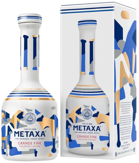 Metaxa Grande Fine Brandy dd. porcelán üvegben 0,7L 40%