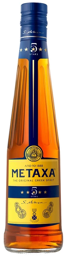 Metaxa 5* Brandy 0,5L 38%