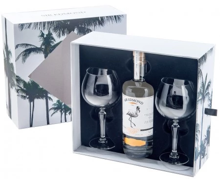 Sir Edmond Gin 0,7L 40% + 2 pohár dd.