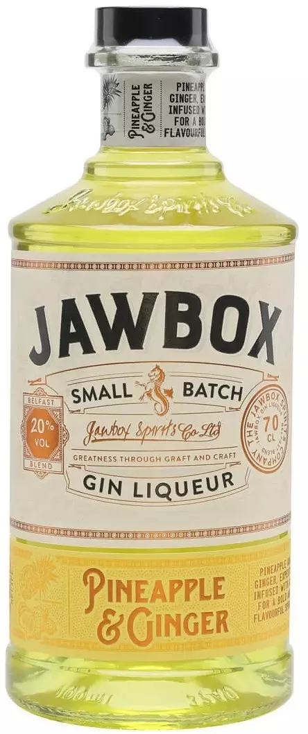 Jawbox Pineapple & Ginger Gin Likőr 0,7L 20%