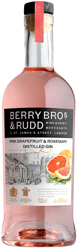 Berry Bro's & Rudd Pink Grapefruit & Rosemary Gin 0,7L 40%
