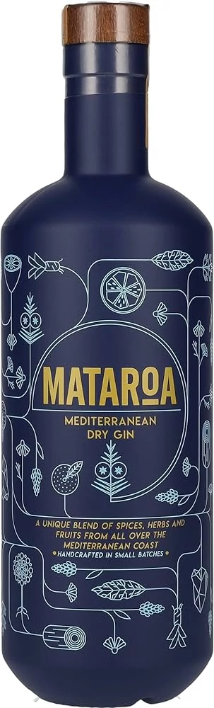 Mataroa Mediterranean Dry Gin 41,5% 0,7L