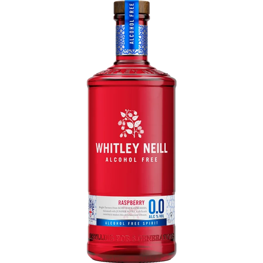 Whitley Neill Raspberry Alkoholmentes Gin 0,7L 0%