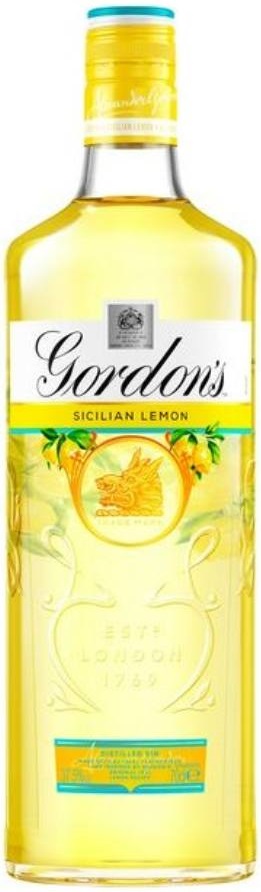 Gordons Sicilian Lemon Gin - 0,7L (37,5%)