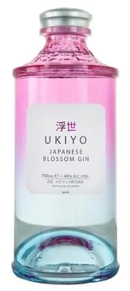 Ukiyo Japanese Blossom Gin 40% 0,7