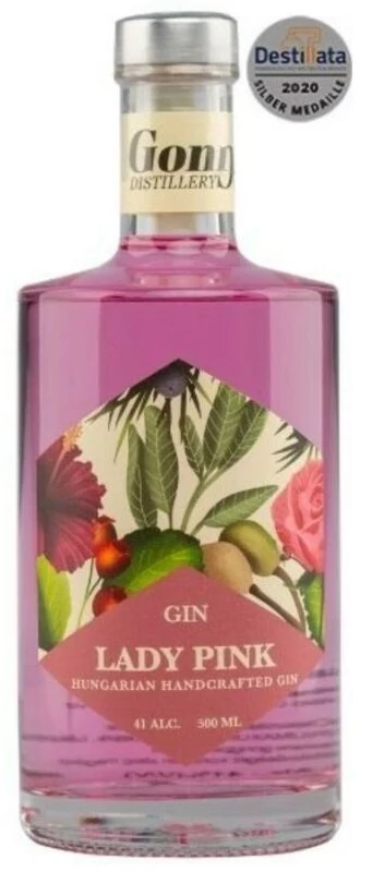 GONG Lady Pink Bio Gin 41% 0,5L