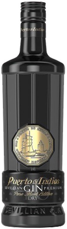 Puerto de Indias Premium Black Edition Gin - 0,7L (40%)