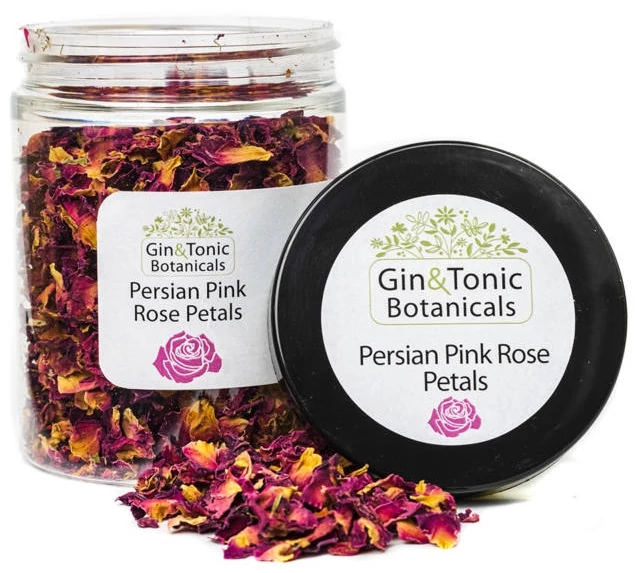 Gin Tonic botanicals közepes tégelyben, perzsa rózsa szirom 18 gr