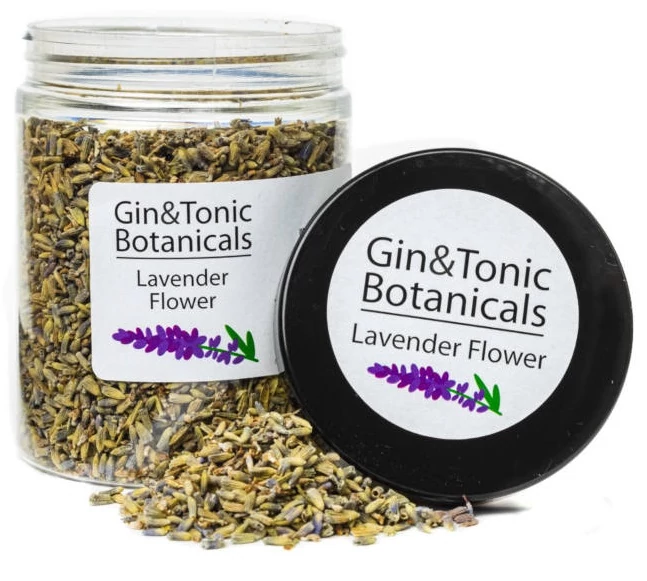 Gin Tonic botanicals közepes tégelyben, levendula virág 30 gr