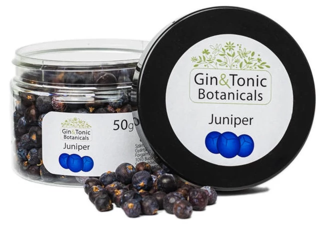 Gin Tonic botanicals kis tégelyben, borókabogyó egész 50gr