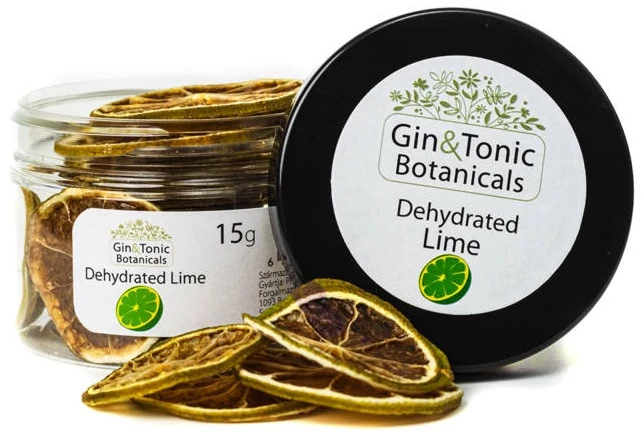 Gin Tonic Botanicals kis tégelyben Szárított Lime karikák 15 gr