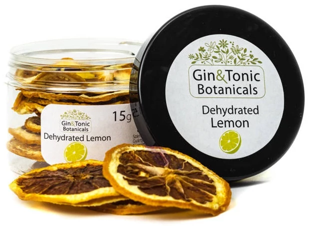Gin Tonic Botanicals kis tégelyben Szárított Citrom karikák 15gr
