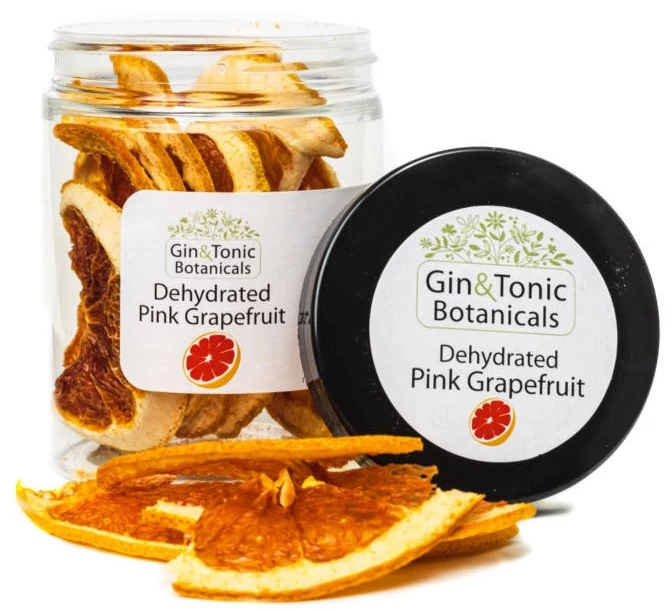 Gin Tonic Botanicals közepes tégelyben Szárított Grapefruit karikák 20gr