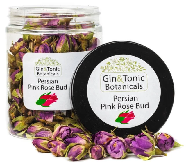 Gin Tonic Botanicals közepes tégelyben Pink Perzsa Rózsa Bimbó 30 gr