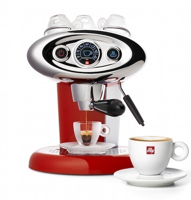 Illy Francis Francis X7.1 Iper kapszulás kávéfőzőgép, piros
