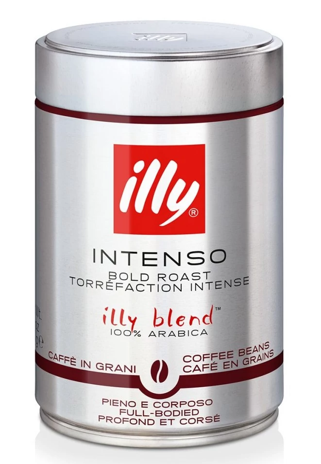 illy, szemes sötét pörkölésű kávé, 250 gr