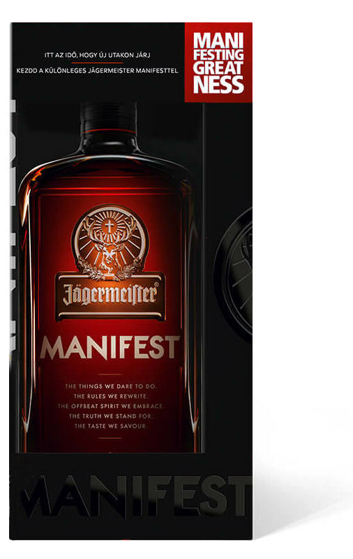 Jägermeister Manifest likőr - 0,5 L (38%) díszdobozban