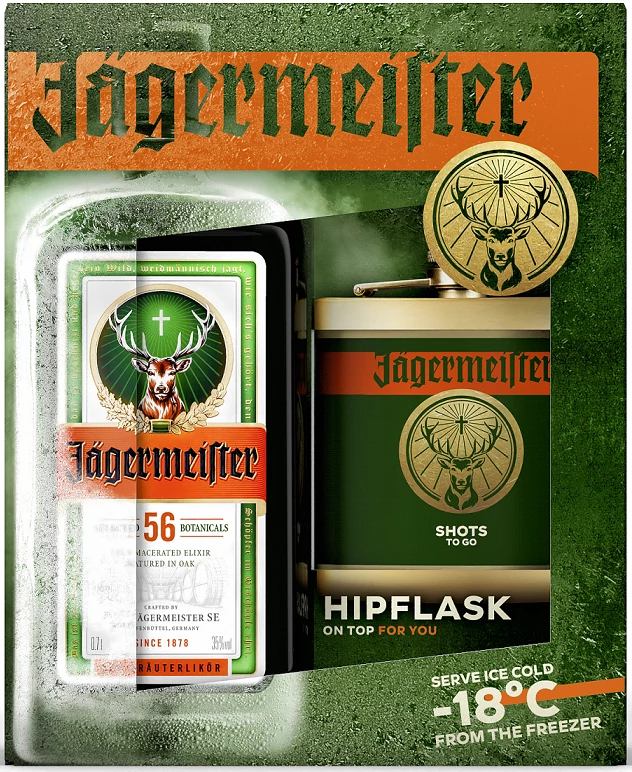 Jägermeister likőr 0,7L (35%) + flaska