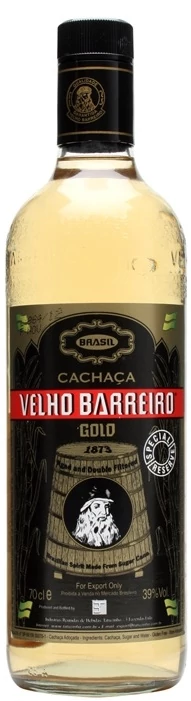 Cachaca Velho Barreiro gold 0,7L 39%