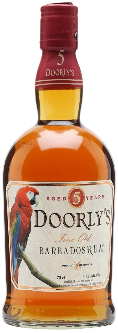Doorly’s 5 years rum 0,7L 40%
